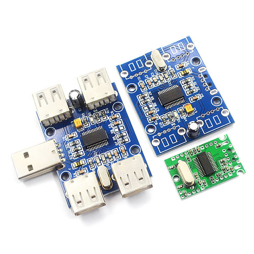USBHUB 4端口控制器 USB2.0集线器扩展模块 1分4/1拖4 GL850G模块