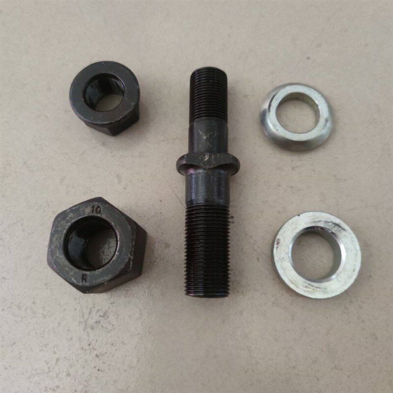 新源65/75胶轮式挖掘机 轮胎锁紧螺丝 钢圈固定栓子 分左右