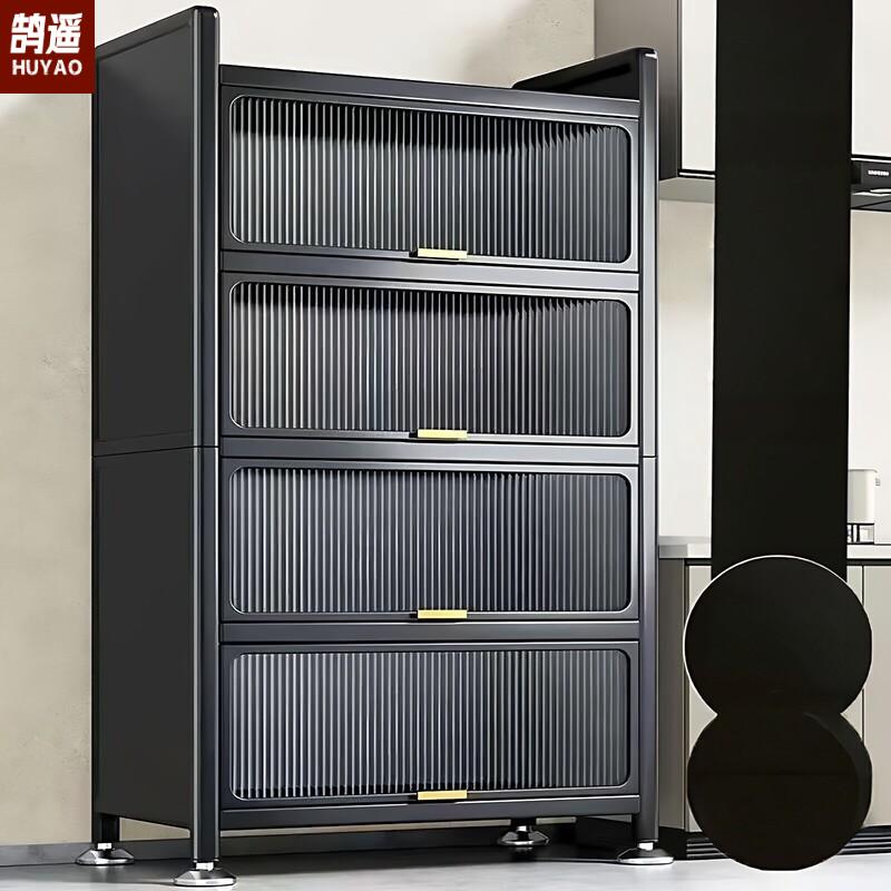 钢制家用玄关鞋柜大容量金属防尘