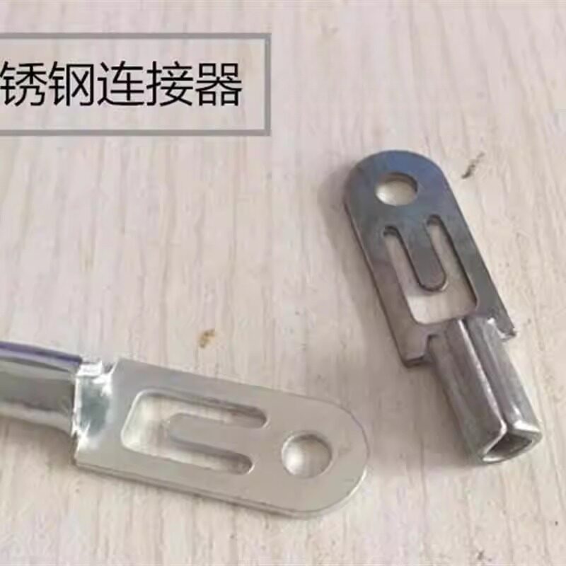 升降上手摇的铁丝连接器卡扣挂钩晾衣架不锈钢配件钢丝绳晾衣架图片