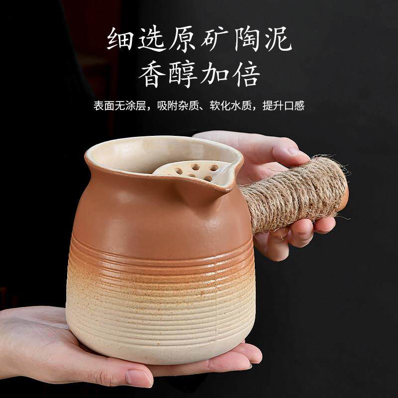 烧围煮茶烤奶壶罐罐壶炉室内可干rrI4iRw6茶壶套组家用煮茶器陶壶