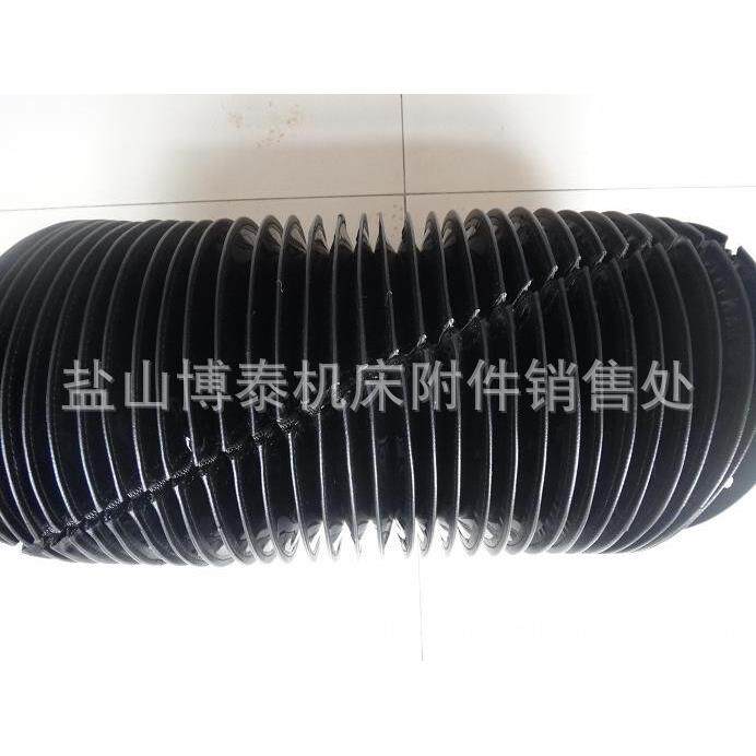 厂家加工定做圆形气油缸波纹防护罩,丝杠导向杆弹簧式橡胶保护套