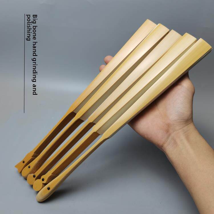 DEW精纯手玉竹大水滴葫芦芭贴茄半圆头苏工蕉玩折扇梁文刮棱宓水