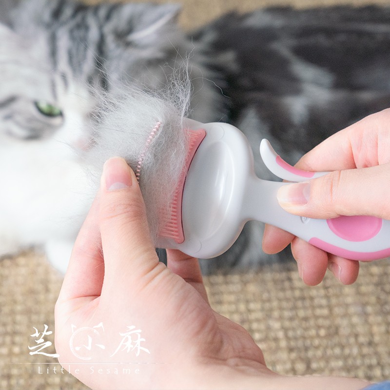 猫梳子贝壳梳猫毛梳宠物梳子针梳开结梳猫咪梳毛刷神器猫咪用品