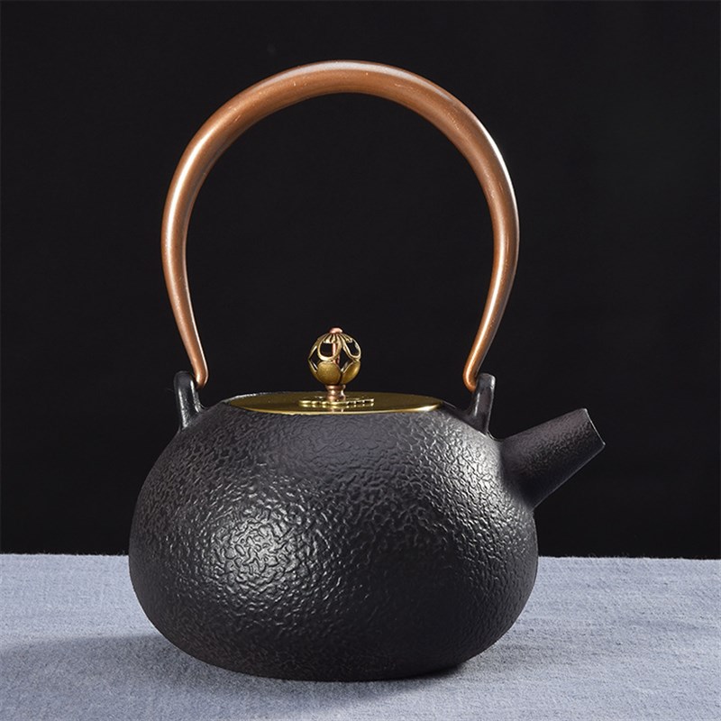 树根铁壶日式铸铁茶壶铁艺自在勾烧水煮茶器套装围炉煮茶茶具套装