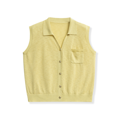 【花花推荐】时尚百搭清新针织背心马甲4558-361-B370