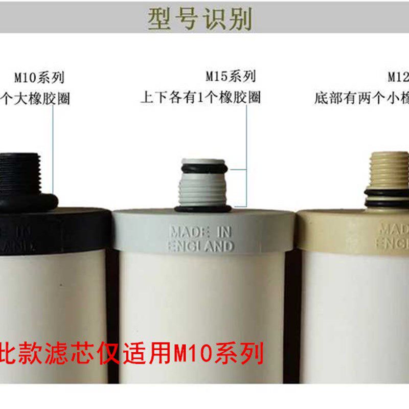 适用于道尔顿净水器M10 9504 M15 5504 M12 2504通用10寸陶瓷滤芯