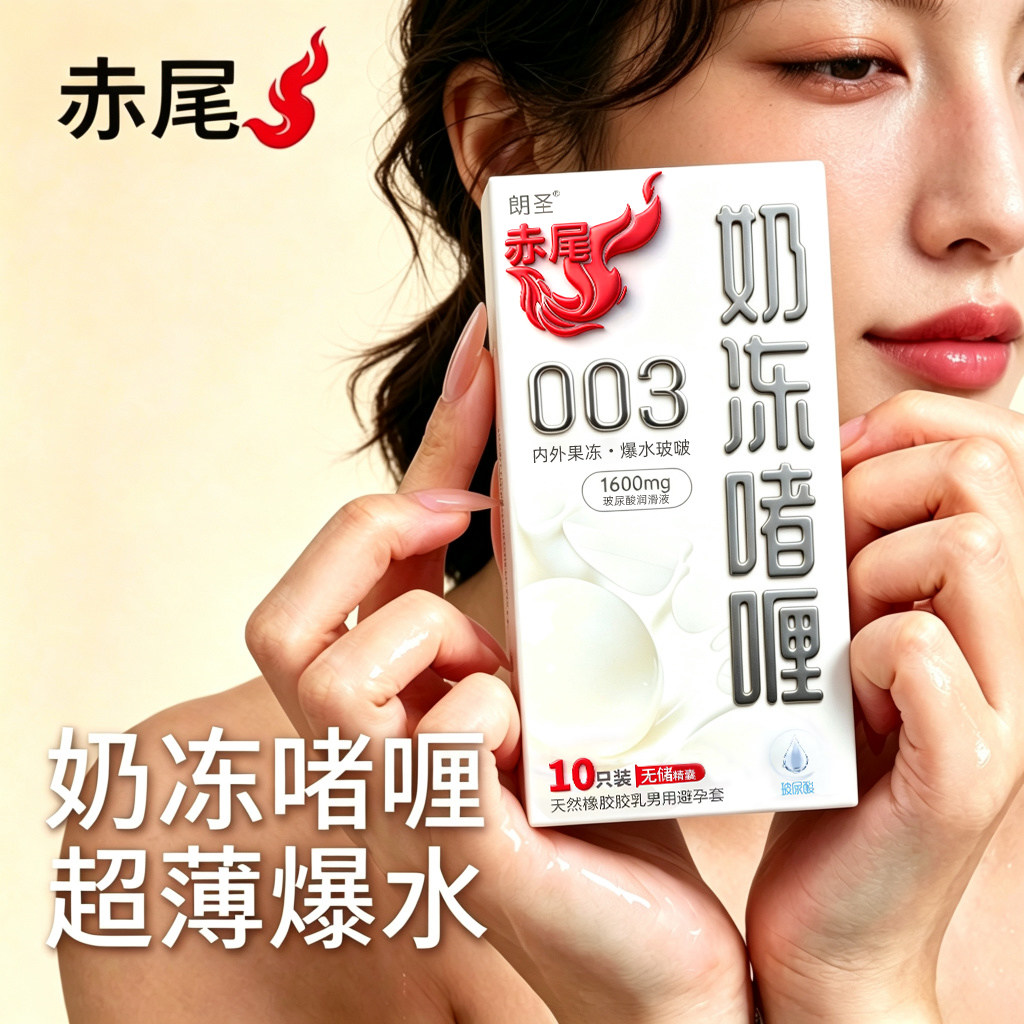 1600mg玻尿酸润滑！赤尾超薄避孕套图片