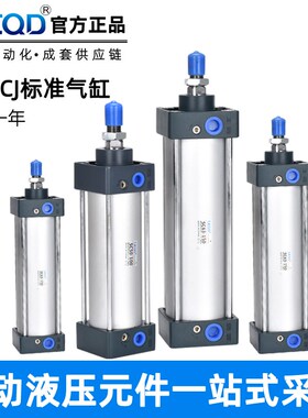 SC标准气缸亚德客型小型气动大推力SCJ/SC80/100/125-50-75X100-S
