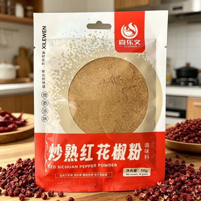 喜乐文红花椒粉花椒面图片