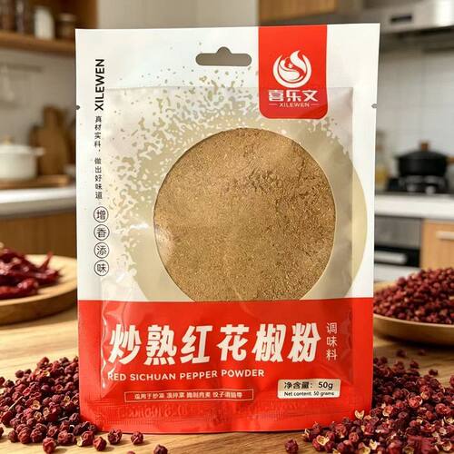 喜乐文红花椒粉花椒面