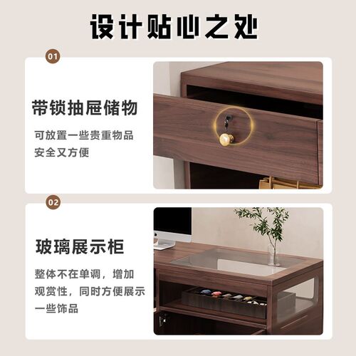 收银台服装店吧台高级感珠宝展示柜网红女装店小型饰品前台接待台