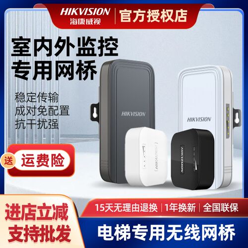 海康威视网络监控网桥电梯专用无线网桥室内监控无线传输器3WF0AC