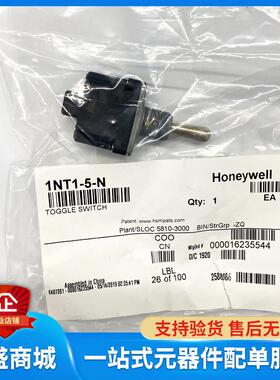 1NT1-5-N霍尼韦尔拨动开关钮子开关单边自复位15A277VAC全新原装