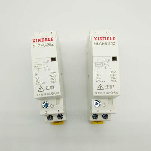现货速发新品LCH8-25Z小型单相直流操作交流接触器12V24V导轨安装
