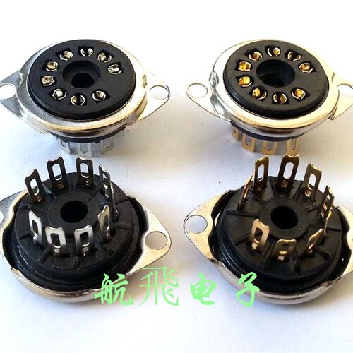 胶木小九脚电子管 PCP9-F-G9脚管座 搭棚 适12AX7 6p1 6n1 6n2 6n