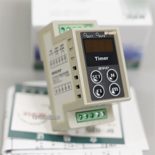 碧河 BESFUL Timer 两路 时间控制器 导轨 时控 开关 BF-D204T