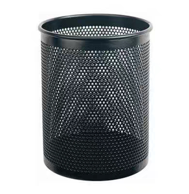 桌面办公用品 得力909创意时尚多功能笔筒 网状圆形白领专用笔筒