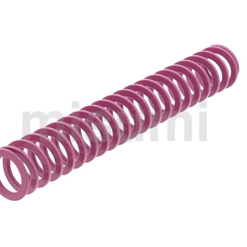 Y-SWC6外径*3内径*10长度15/20/30-300浅紫色小矩形螺旋模具弹簧
