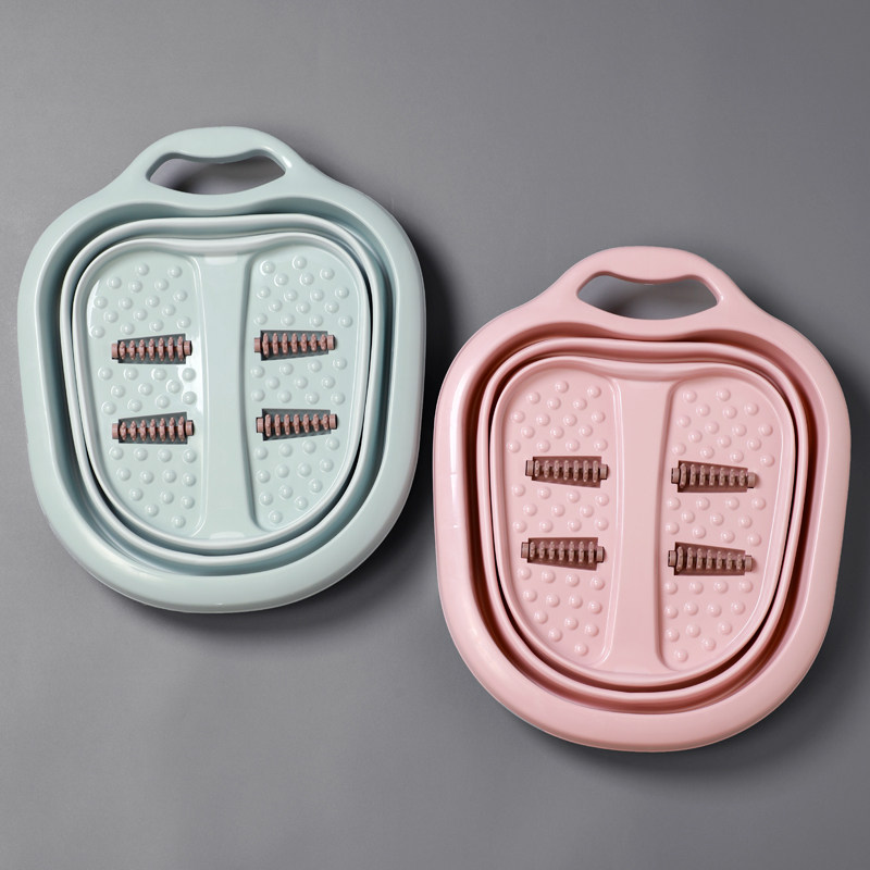 泡脚桶家用泡脚盆塑料按摩洗脚盆过小腿桶过膝高足浴盆保温洗脚桶