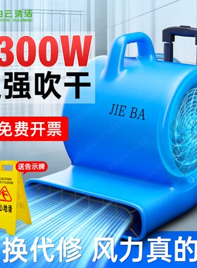 洁霸吹地机商用大功率强力吹风机吹干机厕所地毯地面除湿BF533