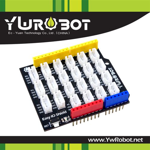 【YwRobot】Arduino传感器扩展板 防反接 电子积木模块兼容UNO R3