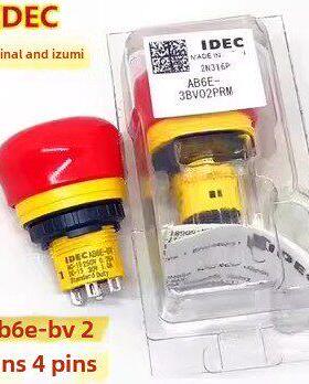 Idec日本贺泉Ab6E-Bv Ab6E-3Bv01Prm 3Bv02Prm蘑菇头超短急停开关