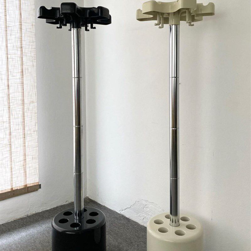中古风spaceage太空衣帽架家用多功能衣服落地挂架神器雨伞收纳架