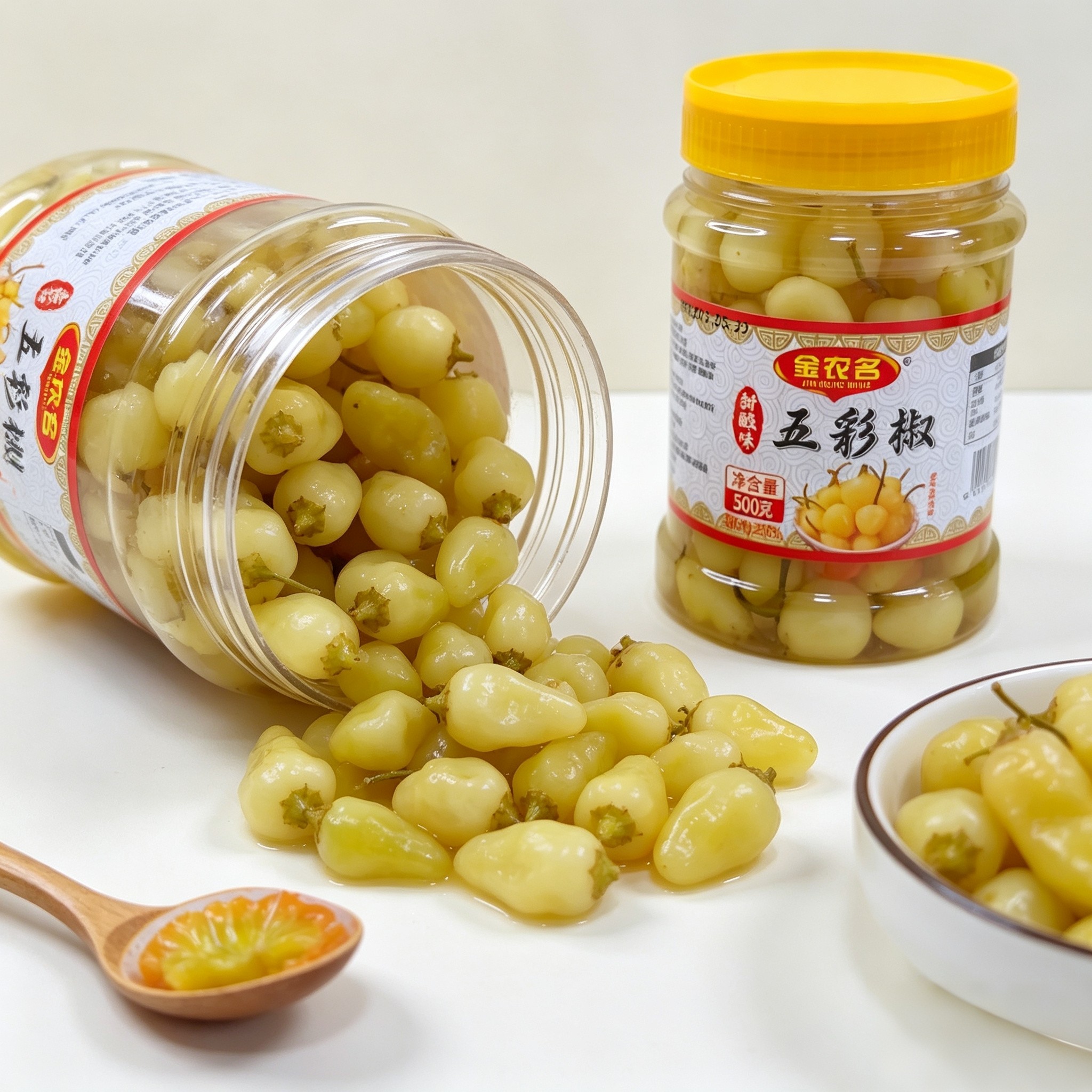 金农名五彩椒酸辣脆口拌炒佐料
