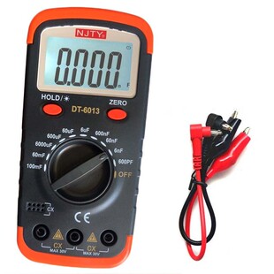 高精度电容表数字电容表DT6013 电容测试表测量仪大电容检测仪