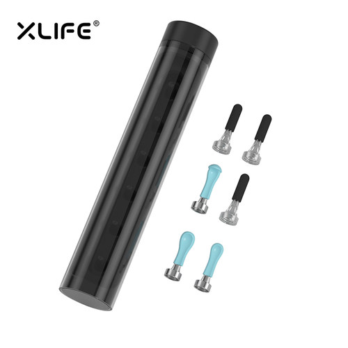 Xlife可视螺旋加长金属软胶采耳勺挤痘替换头X1/X3/Q3专用头配件