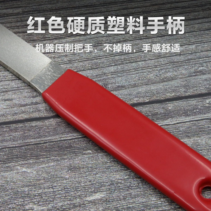 内凹双面金刚石锉刀金刚砂磨刀神器弧型锉刀300#目台球杆皮头修理