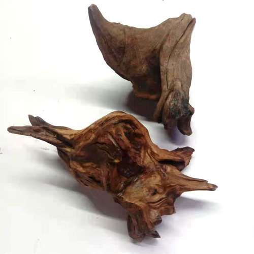 小鱼缸免煮沉木乌龟晒台宗师蜥蜴爬宠鱼缸造景摆件枯树根小沉木