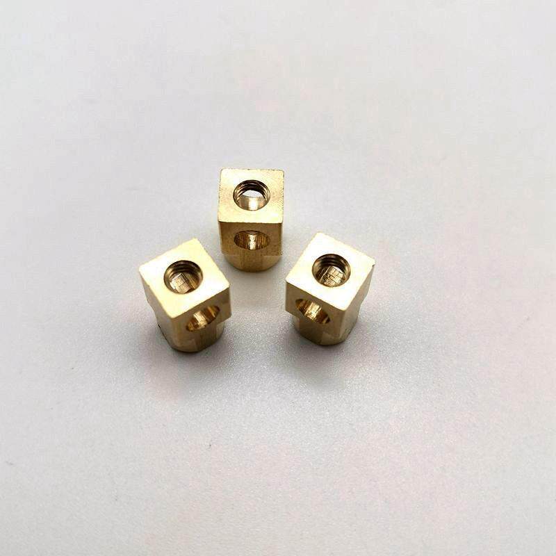 四方圆头铆接铜接线柱 连接柱铜柱 非标异形黄铜件订做美制螺母