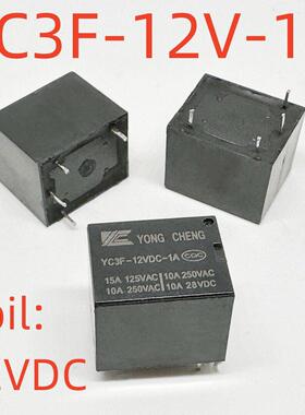 全新4脚继电器 YC3F-12VDC-1A YC3F-5VDC-1A YC3F-12VDC-S-A T73A