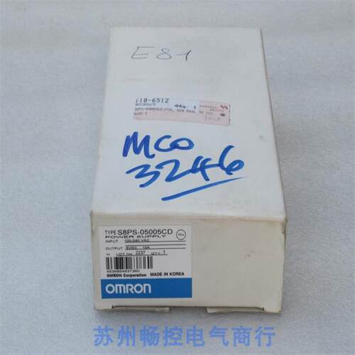 *现货销售*全新OMRON电源 S8PS-05005CD 现货 S8PS-05005CD