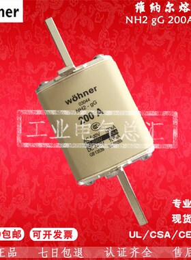 wohner维纳尔熔断器 NH00/NH1/NH2/NH3-Gg 100A 160A 250A 690V