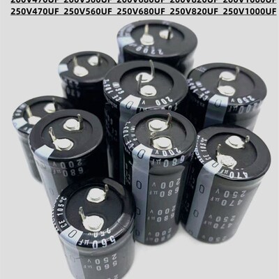250v470uf 560uf 原装尼吉康电解电容200V680UF 820UF 250V1000UF