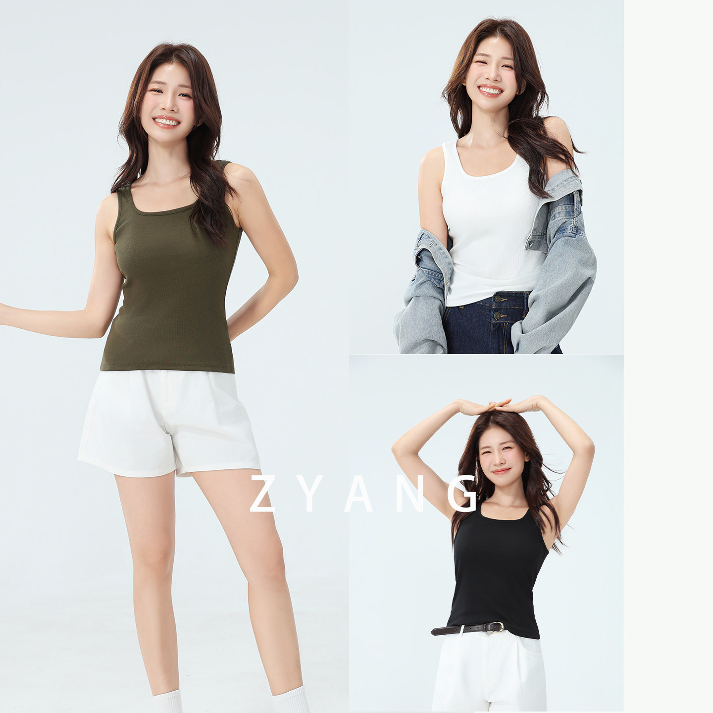 遮副乳棉吊带背心女夏季显瘦内搭