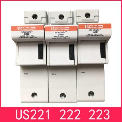 Ferraz熔断器底座 US221 US222 US223 22*58保险丝座 ULTRASAFE