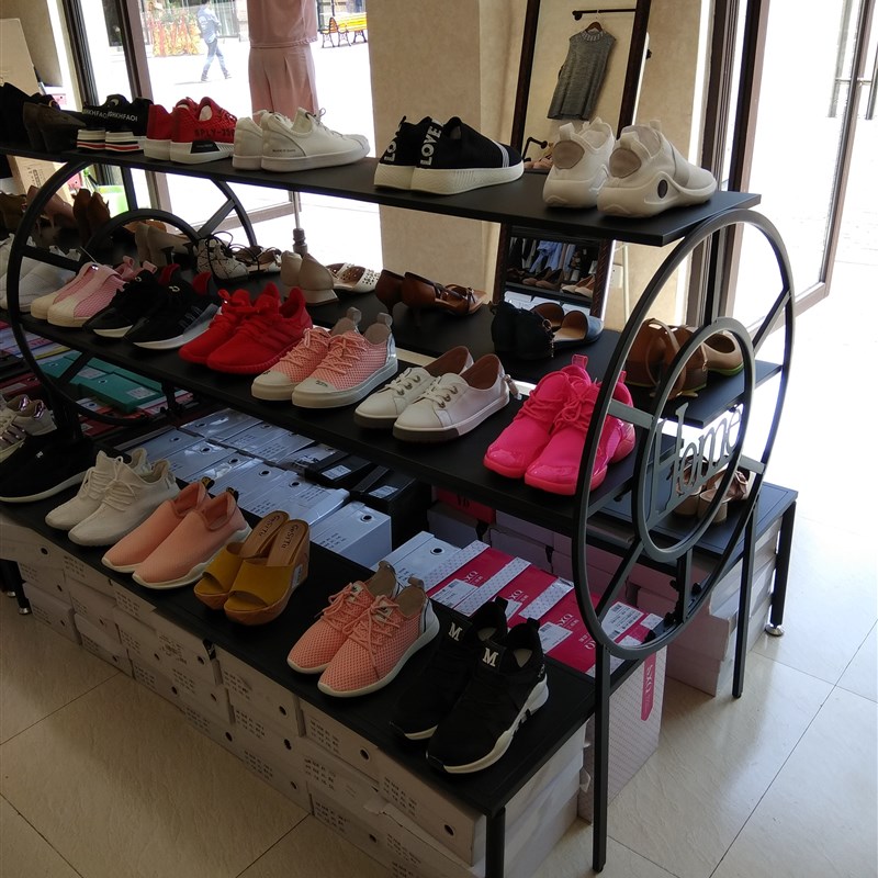 包邮服装店货架展示架中岛架包包展柜多层包架鞋架童装展架流水台