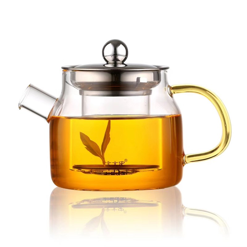 茶本堂茶壶加厚耐热玻璃透明大容量加热煮茶壶泡茶壶带可拆过滤网
