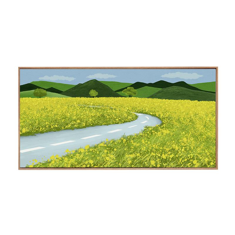 布纸有爱 田园牧歌 客厅风景背景墙装饰画小清新卧室小幅桌面摆画