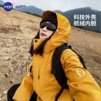 NASA0VER秋冬冲锋衣男女生2合1