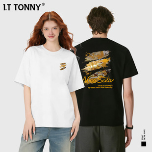 TONNY官方正品 印花圆领套头短袖 夏季 半袖 T恤TYK 男女同款 潮牌I.T