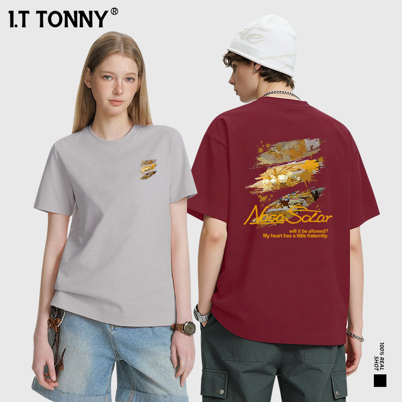 潮牌I.T TONNY官方小众2026新品卡通印花男女T恤情侣短袖上衣XHS