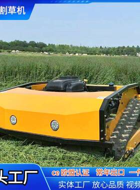 源头工厂小型遥控履带割草机新款1.1米割幅大马力割草机厂家
