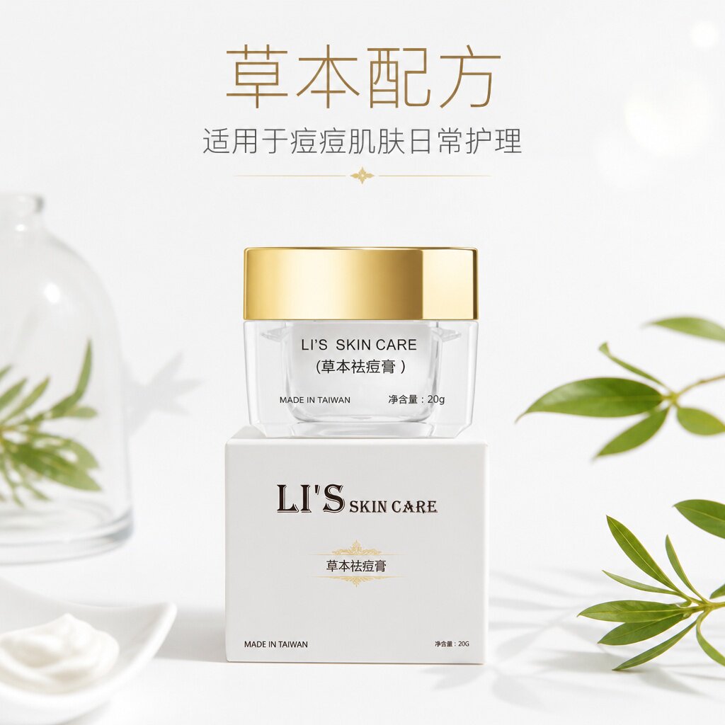 LI'S草本祛痘面霜淡印修护痘肌
