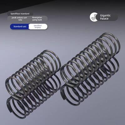 线径0.9mm304不锈钢弹簧65Mn弹簧钢回位减震压簧压缩强力弹簧Y型