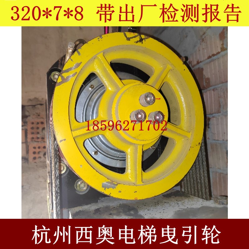 西子富沃德电梯曳引轮杭州西奥曳引轮GETM3.0康力巨人通力320*7*8